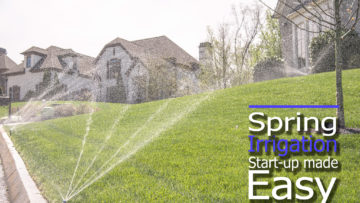 Irrigation sprinkler system start up